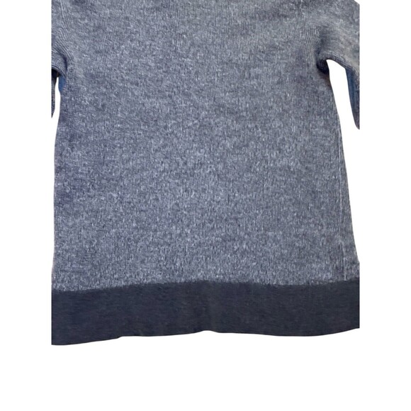 Banana Republic Italian fine Marino yarn by Baruffa sweater gray small pullover - Picture 3 of 11